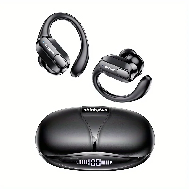 Lenovo XT80 auriculares inalámbricos Bluetooth 5,3 auriculares verdaderos con micrófono Control de botón reducción de ruido ganchos para las orejas auriculares impermeables - Imagen 6